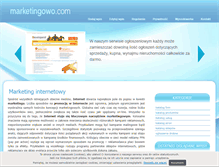 Tablet Screenshot of marketingowo.com